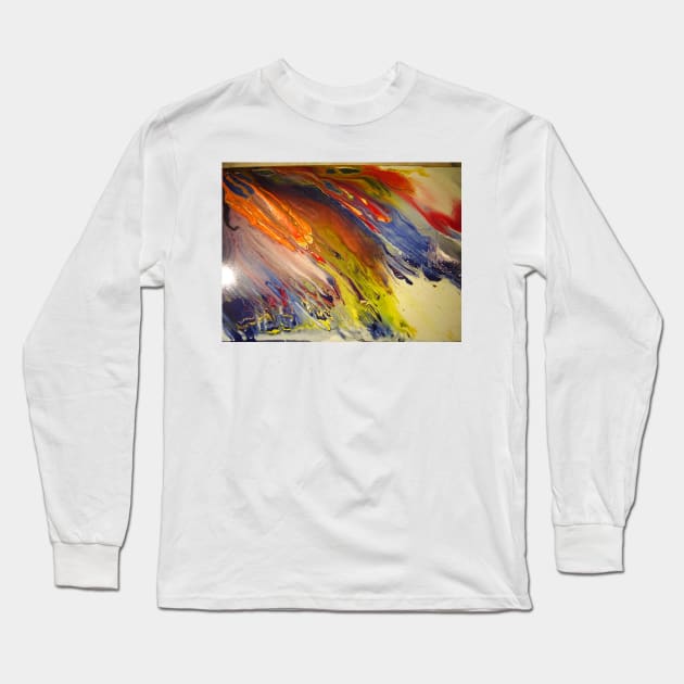 abstract Long Sleeve T-Shirt by dylanshelmerdine